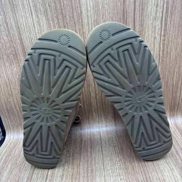 UGG MENS NEUMEL MOC CHUKKA BOOT SIZE US 12 CHESTNUT BROWN SUEDE/WOOL LINED - Picture 6 of 9